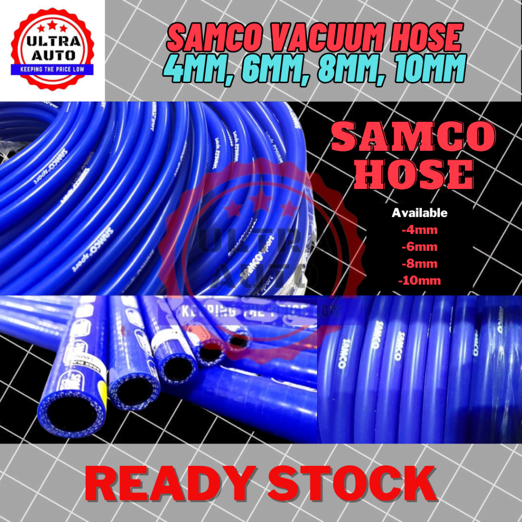 SAMCO VACUUM HOSE 4mm 6mm 8mm 10mm SILICONE HOSE auto meter defi Greddy