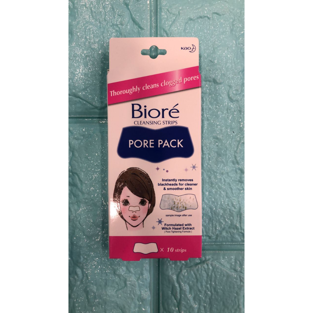 Biore Pore Pack Cleansing Strips 10 Pieces | Shopee Malaysia