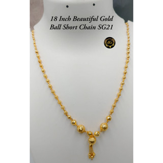 Gold ball chain on sale designs with weight