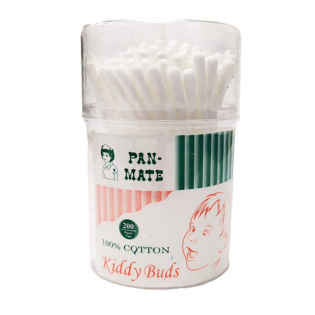 Pan-Mate 100% Cotton Kiddy Buds ( 200 Tips ) | Shopee Malaysia