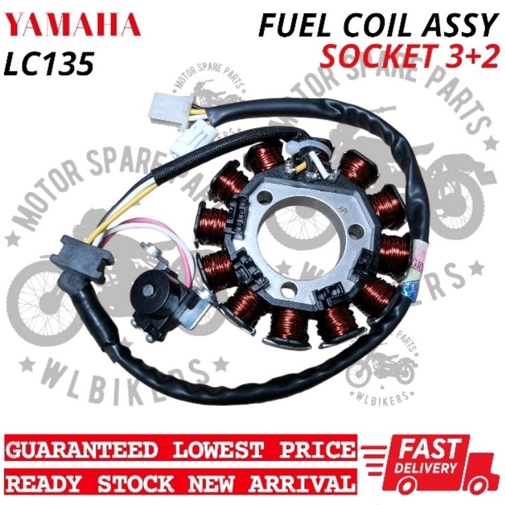 YAMAHA LC LC135 STATOR FUEL COIL ASSY STARTER LIGHT COIL