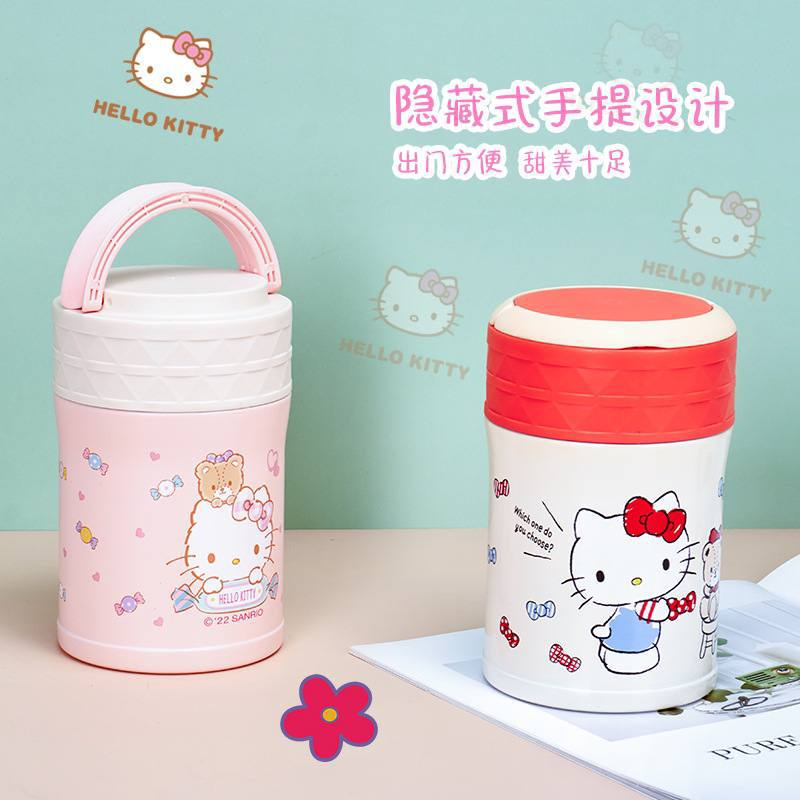 HELLO KITTY/ SANRIO ORIGINAL THERMOS / FOOD WARMER/ 316 STAINLESS STEEL ...
