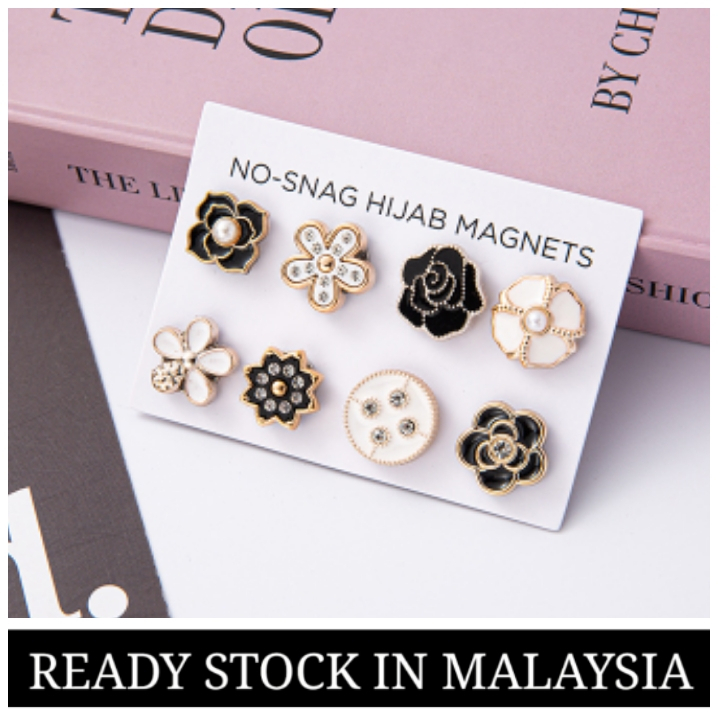 Magnetic Brooch Kerongsang Magnet Tudung Brooch pin brooches