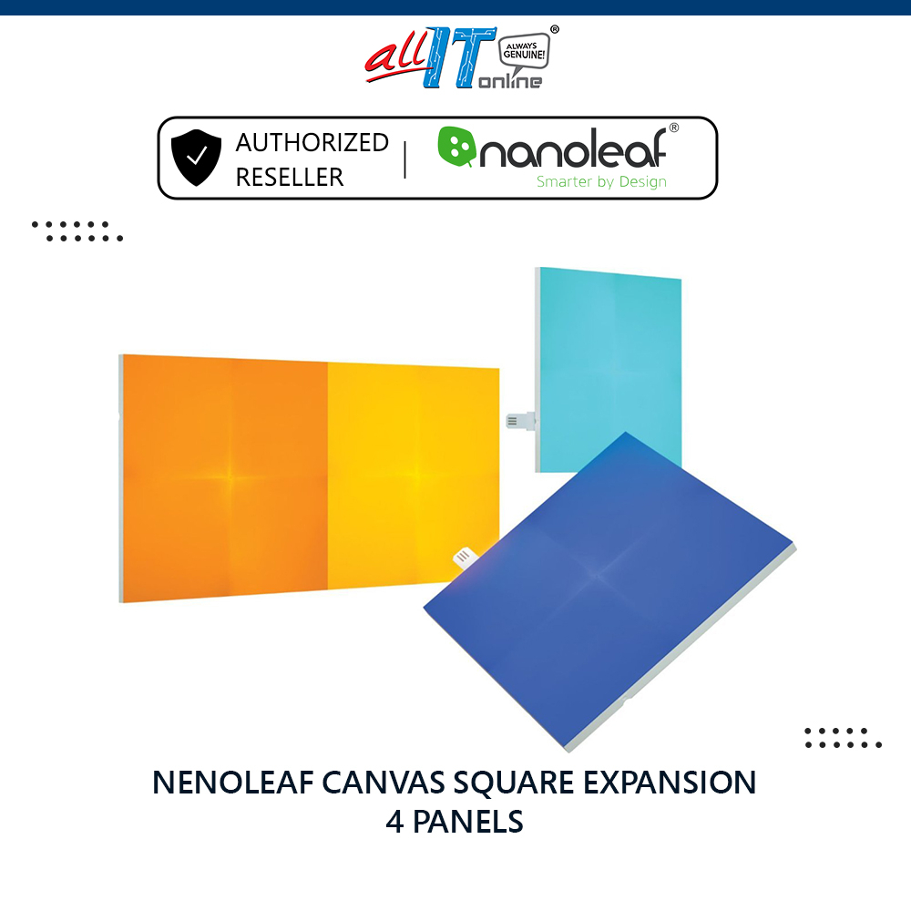 Nanoleaf Canvas Square Expansion 4 Packs (NL29-0001SW-4PK) White ...