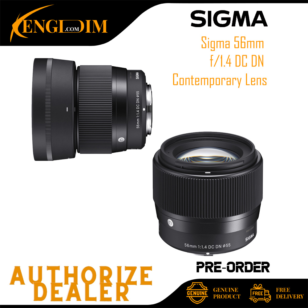 (PRE ORDER FOR NIKON Z MOUNT) Sigma 56mm f/1.4 DC DN Contemporary Lens