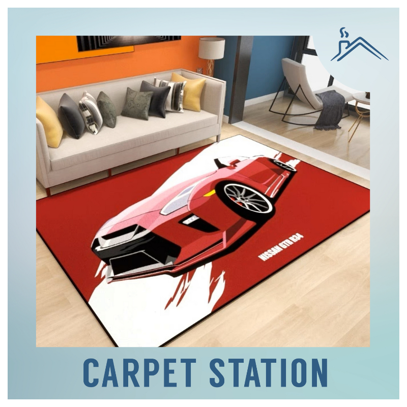 GTR R34 R35 JDM Design Carpet Velvet Home Decoration Rugs Hiasan Bilik ...