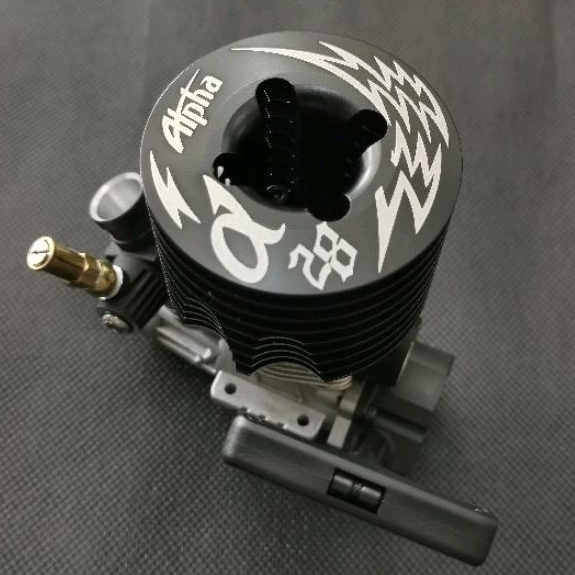 Alpha RC 5-Port .28 Nitro Pull Start Engine For 1/8 Scale RC Buggy ...