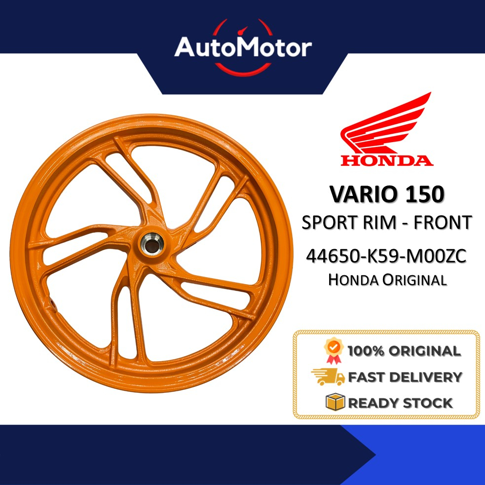 100% ORIGINAL HONDA VARIO SPORT RIM FRONT/REAR RIM DEPAN BELAKANG ...