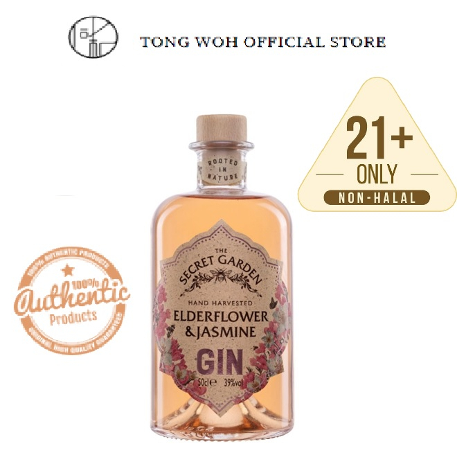 Secret Garden Elderflower & Jasmine Gin 500ML Shopee Malaysia