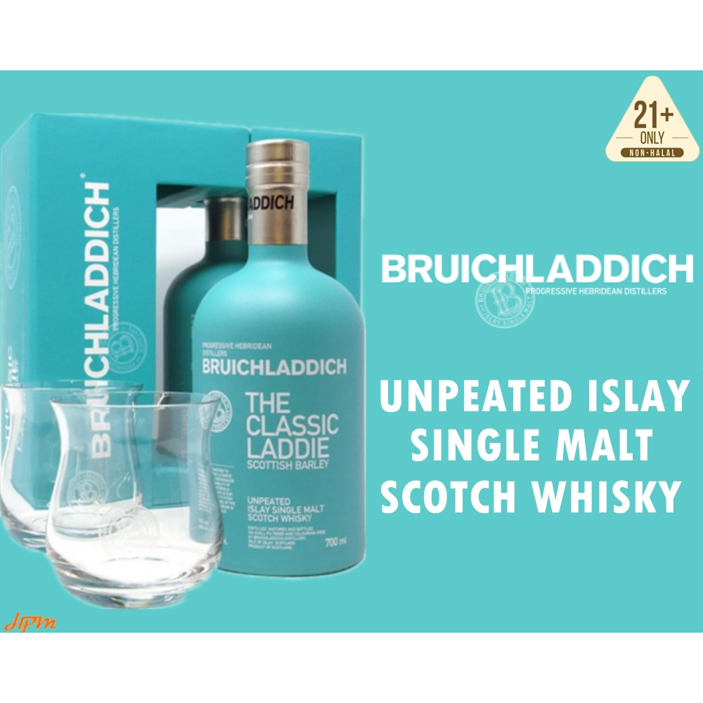 Bruichladdich The Classic Laddie Unpeated Islay Single Malt Scotch