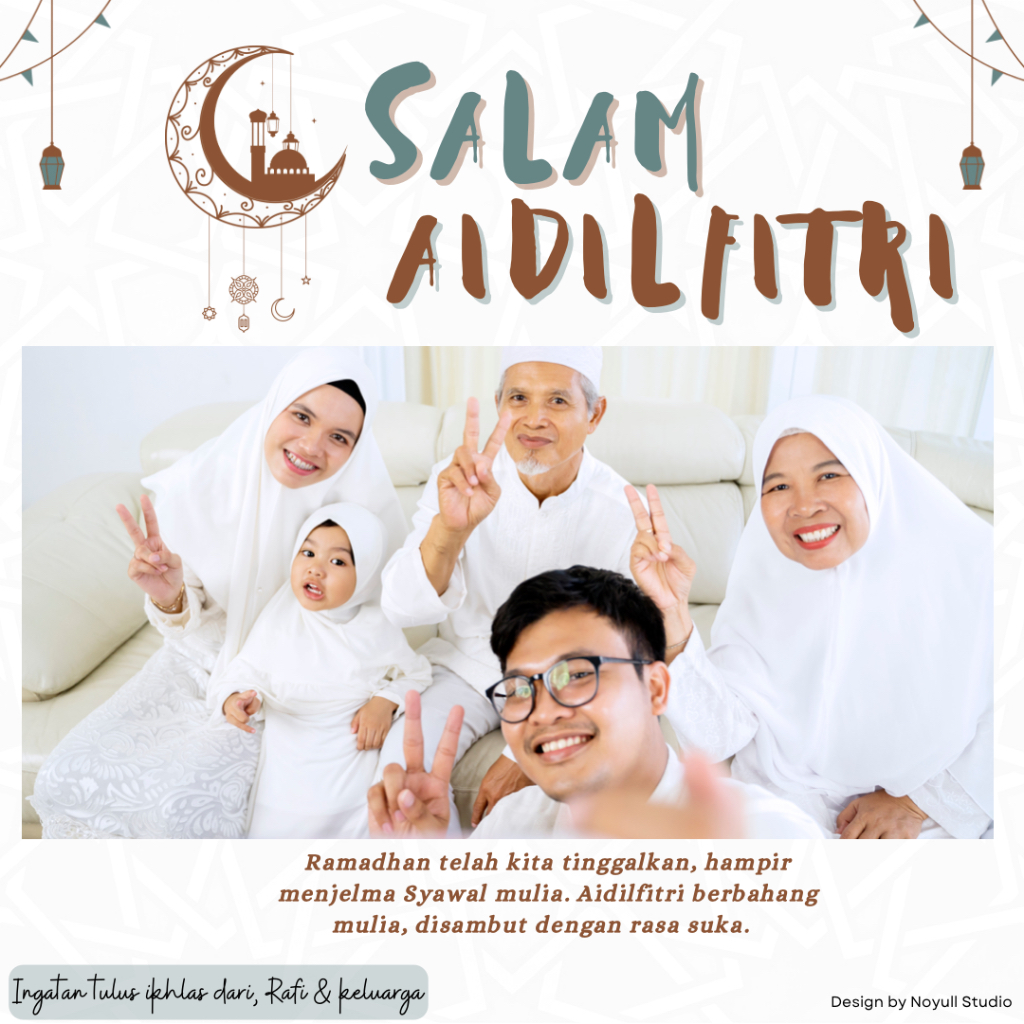 Kad Raya Digital | E-Card Raya | Kad Raya [ Gambar Sahaja, Edit Sendiri ...