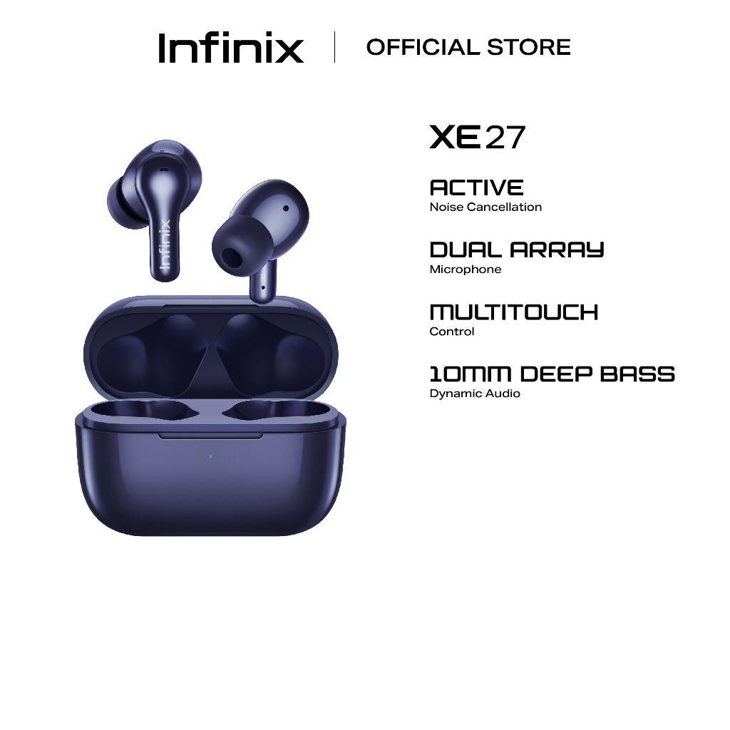 Infinix Xe27 Wireless Bluetooth Earbuds Active Noise Cancellation Four