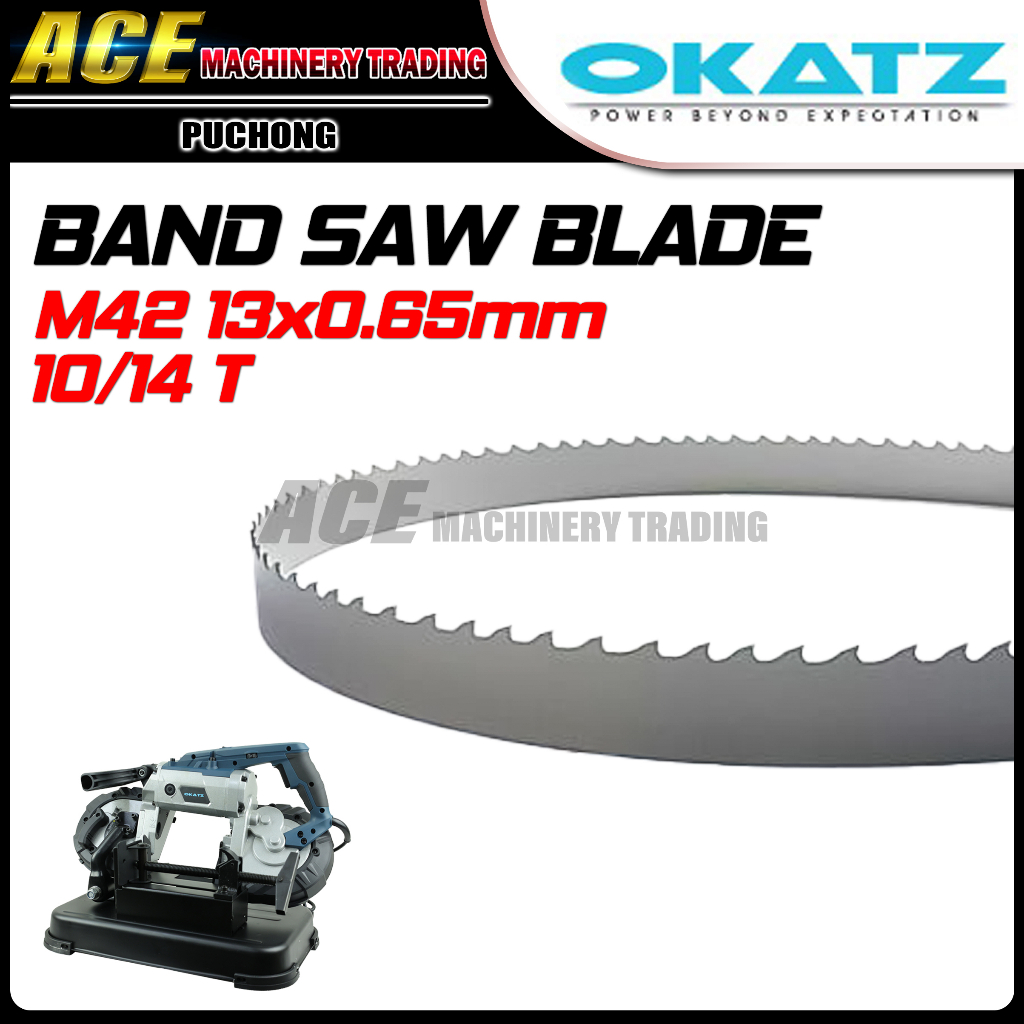 M42 Bi-metal Band Saw Blade – 120” X 1” X .035” X 14N – Made In USA, Roentgen/Lenox/Bahco/Simonds Compatible