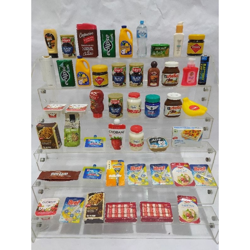 COLES SUPERMARKET FOOD UTENSILS MINIATURE FOR BARBIE LICCA DOLL DIORAMA