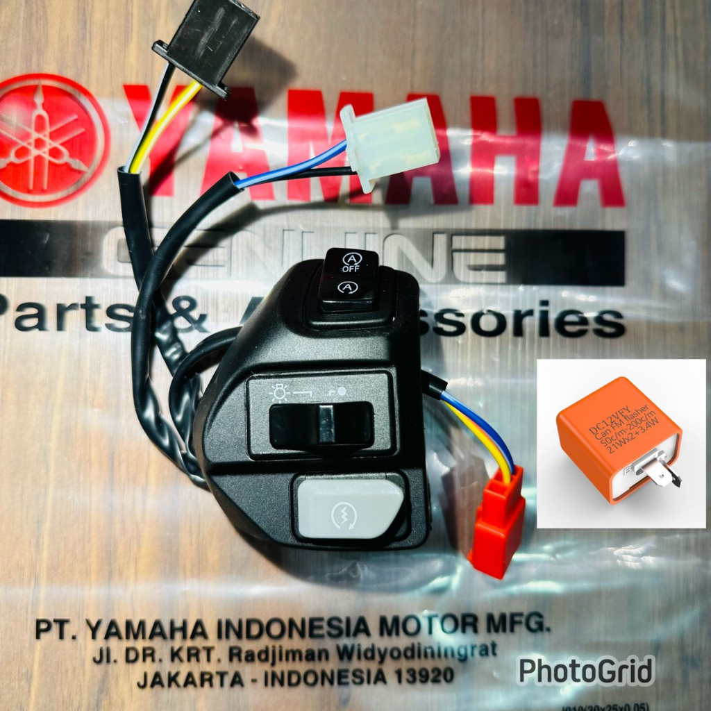 YAMAHA HANDLE SWITCH ORIGINAL INDONESIA LC135 NVX EGO EGO'S SOLARIZ ...