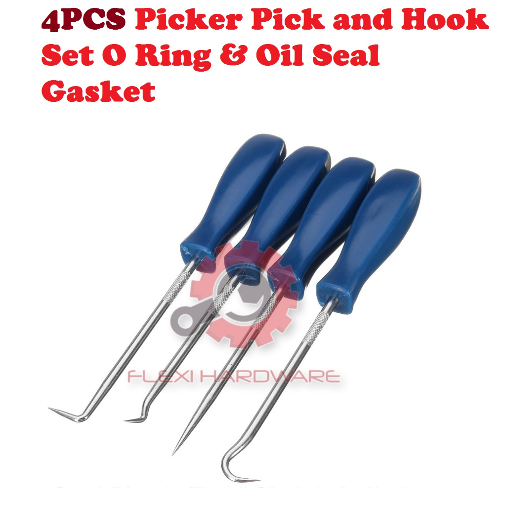 1 Set Of 4 Oil Seal Screwdriver And Hook Tool Kit