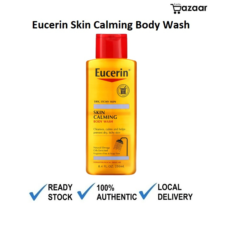 Eucerin, Skin Calming Body Wash, For Dry, Itchy Skin, Fragrance Free