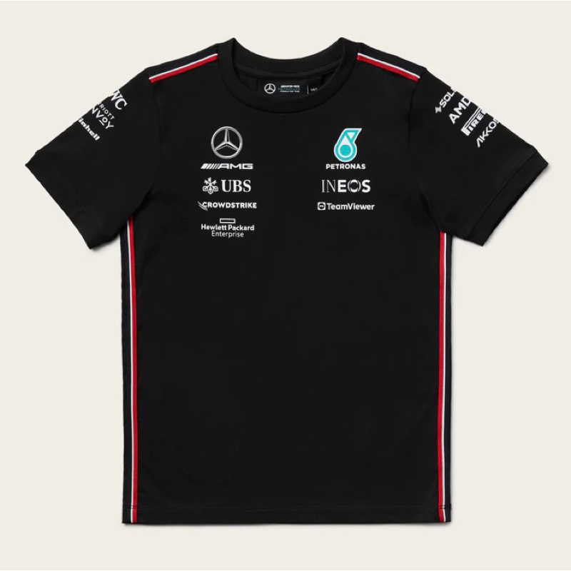 Mens 2023 Team Driver Tee Black AMG Petronas F1 Team Shopee Malaysia