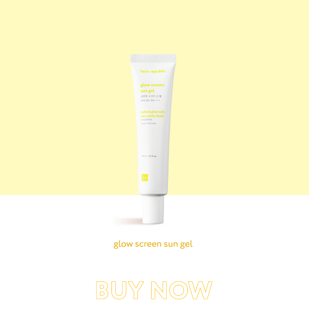 Face Republic Glow Screen Sun Gel SPF50+ PA++++ (40ml) Shopee Malaysia
