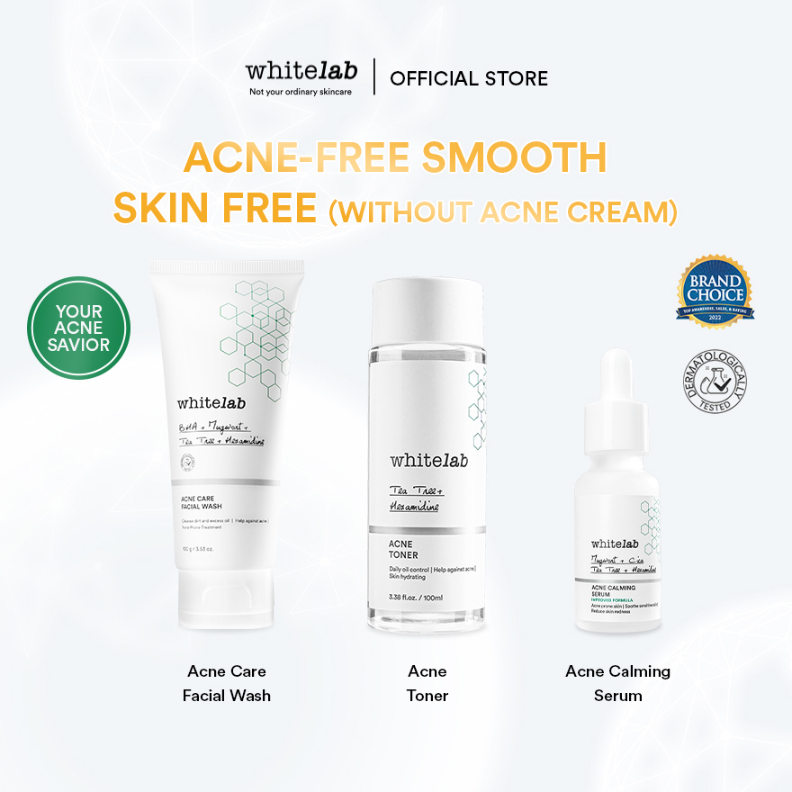 Whitelab Acnefree Smooth Skin Set (Without Acne Cream) Shopee Malaysia