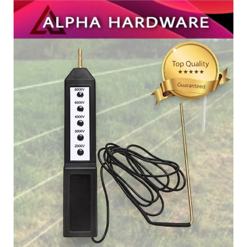 Tester Fence Voltage Farm Fencing Electric Solar Energiser Shopee Malaysia