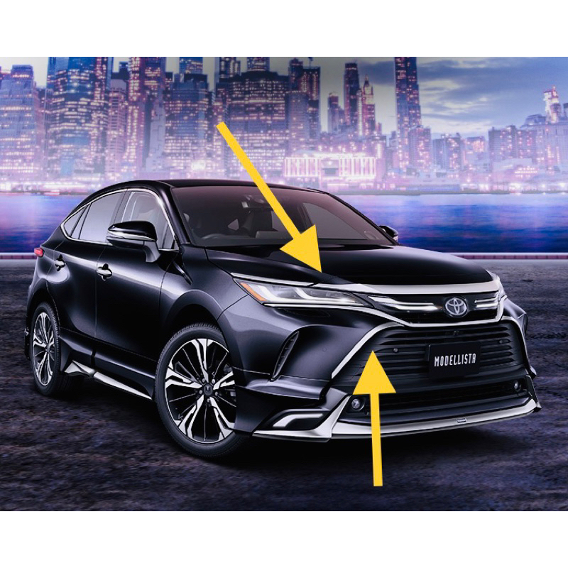 Toyota harrier Venza XU80 20212024 Modellista front rear chrome cover