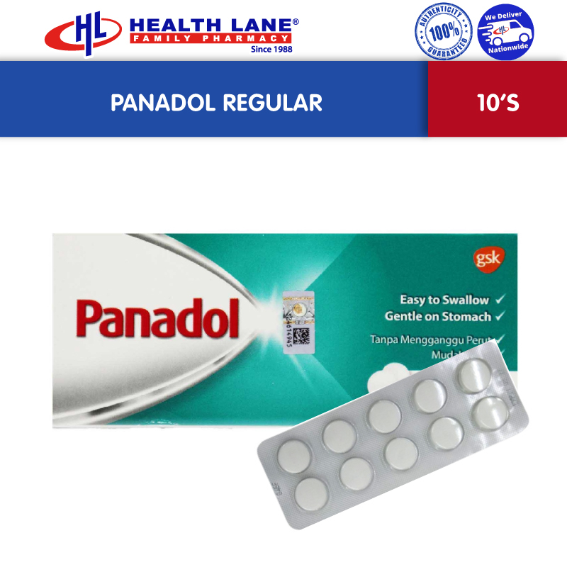 Panadol Regular (10's) | Shopee Malaysia