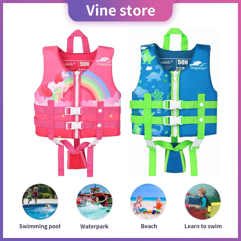 Vine Kids Swimming Vest Life Jacket Float Suit Children Flotation ...