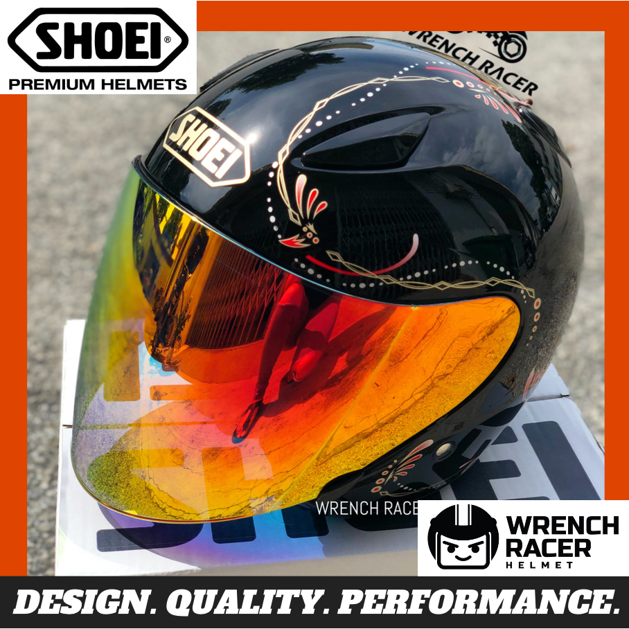 Helmet SHOEI JSTREAM Salia Black / Brown / White / Visor Shoei CJ1