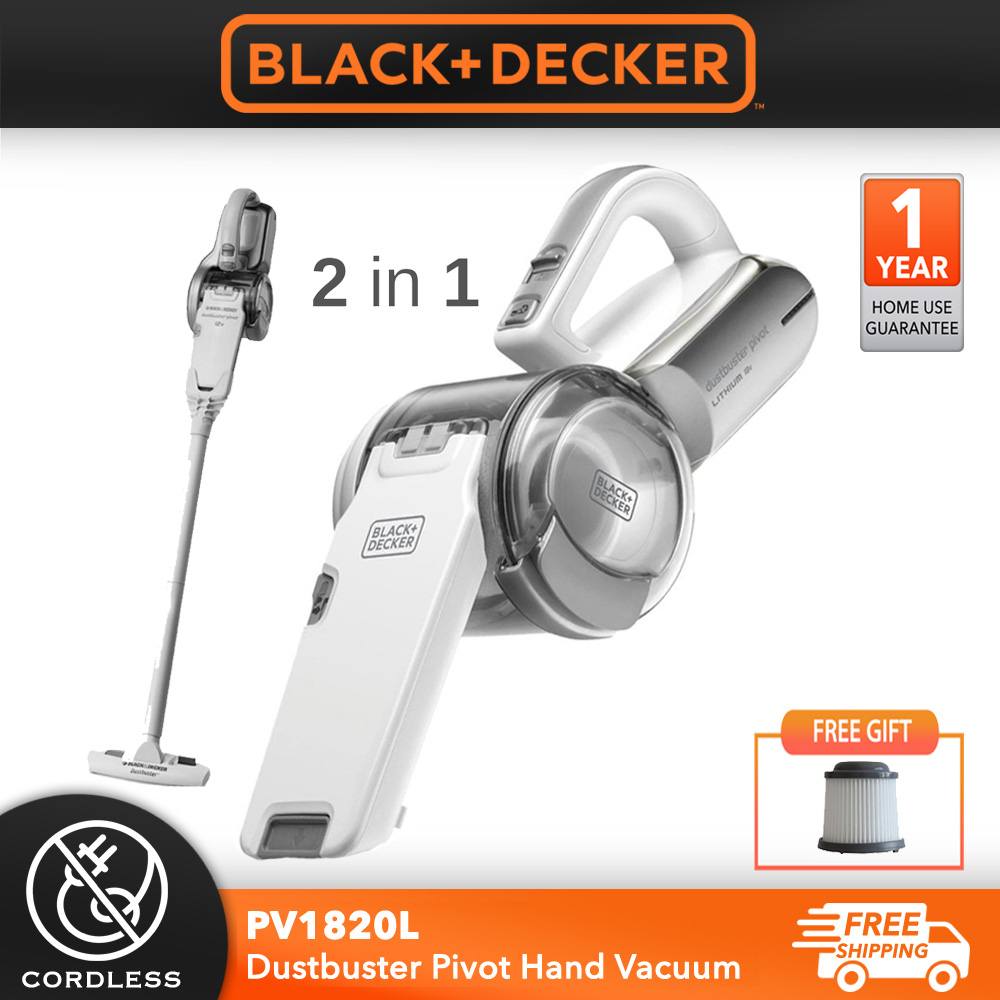 Black and Decker PV1820L 18v Cordless Pivot Dustbuster Hand Vacuum