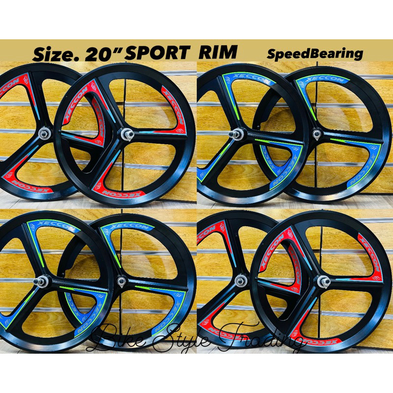 SPORT RIM / Rim Basikal / 20" BICYCLE ALLOY RIM / BMX WHEEL SET ALLOY RIM / Basikal Budak