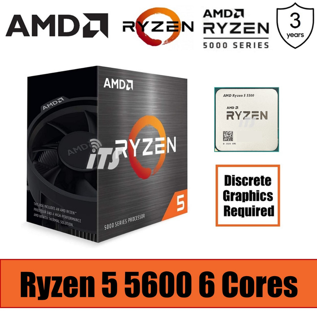 AMD Ryzen 5 5600 3.5Ghz AM4 Processor | Shopee Malaysia