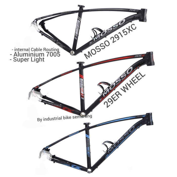 FRAME ALLOY 7005 LIGHTWEIGHT MTB MOSSO 2915 XC 29ER