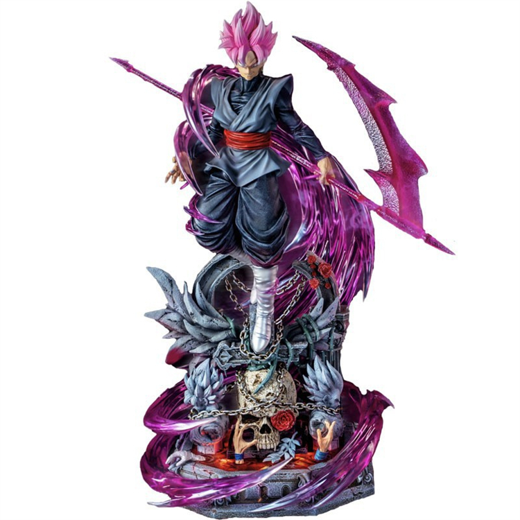 Dragon Ball Z Super Rose Goku PVC Statue Figure Vegeta Super Saiyan Buu
