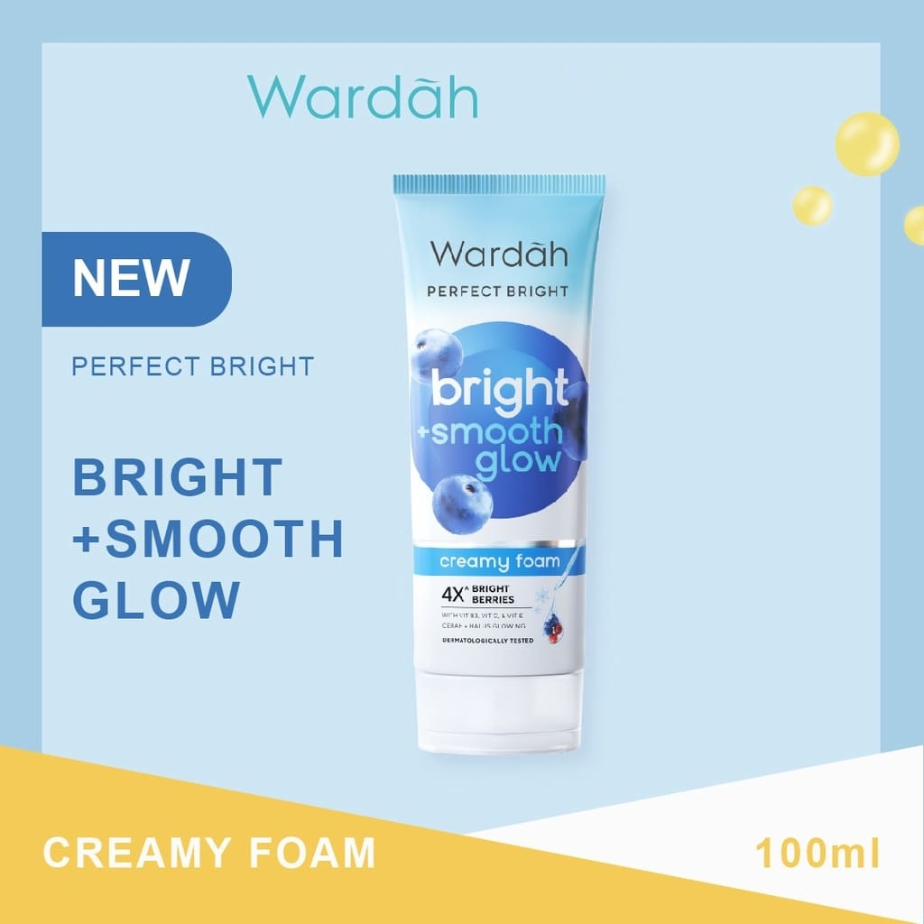 Pencuci Muka Wardah Perfect Bright Creamy Foam (100ml) Brightening ...