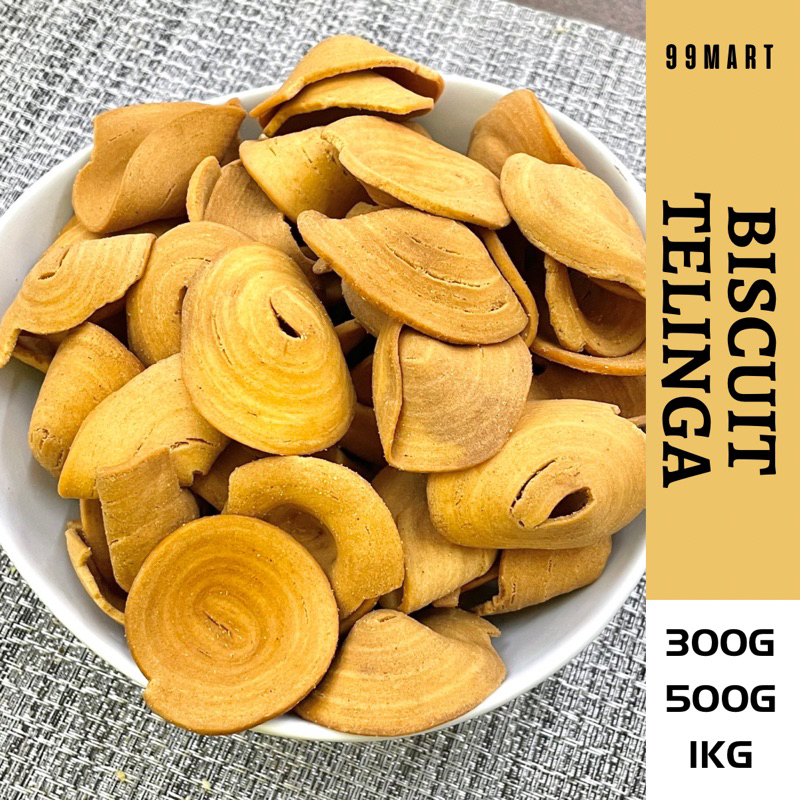 [ Biskut Timbang ] - Biskut Telinga - 300g / 500g / 1kg - Biscuit