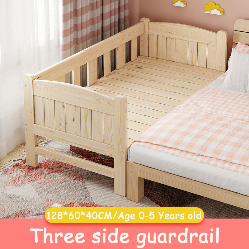[Balakong ship]Solid Wood Crib Baby cot bed Katil Baby Children