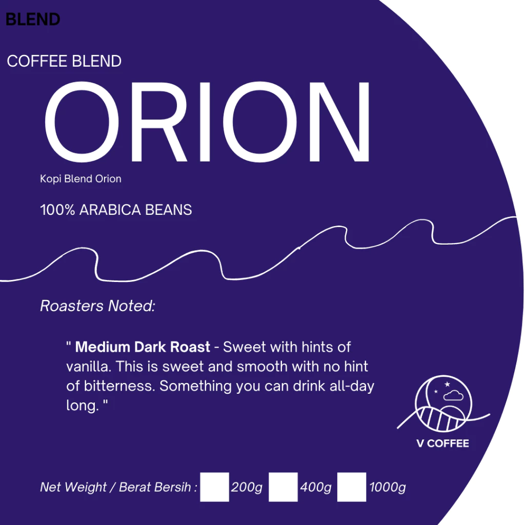 V Coffee Malaysia Orion – specialty coffee beans Malaysia
