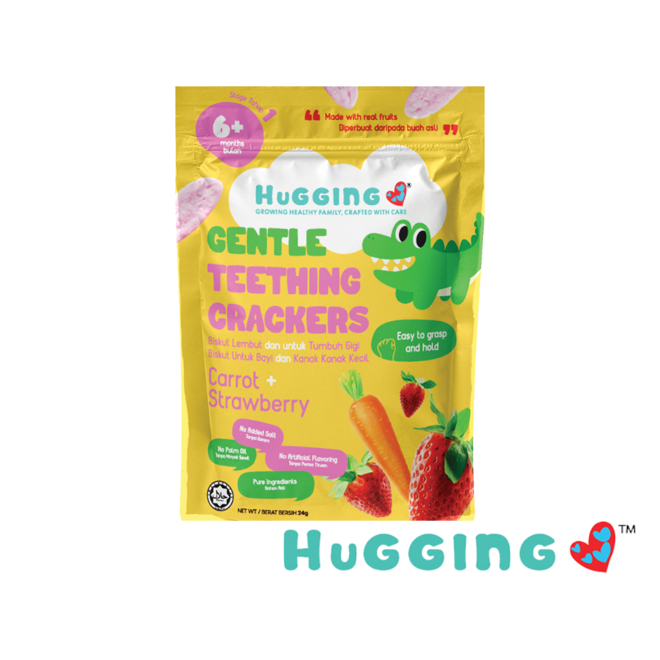 Hugging Love Organic Baby Gentle Teething Crackers (24g) Shopee Malaysia