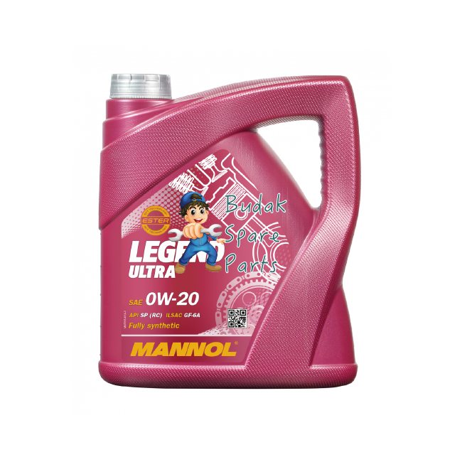Mannol Fully Synthetic Engine Oil Legend 0W20 (4L) and Oil Filter .