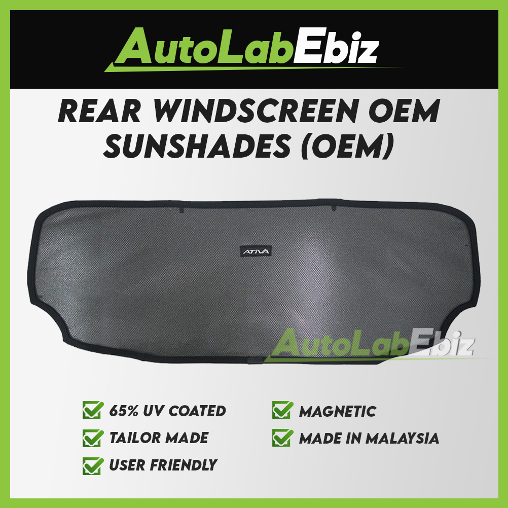 Perodua Ativa 2021-2024 NinjaShades Plus Rear Windscreen OEM Sunshades ...