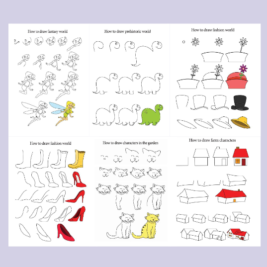 📚[SOFT COPY/PDF]How To Draw Collection E-Books Printable for kids ...