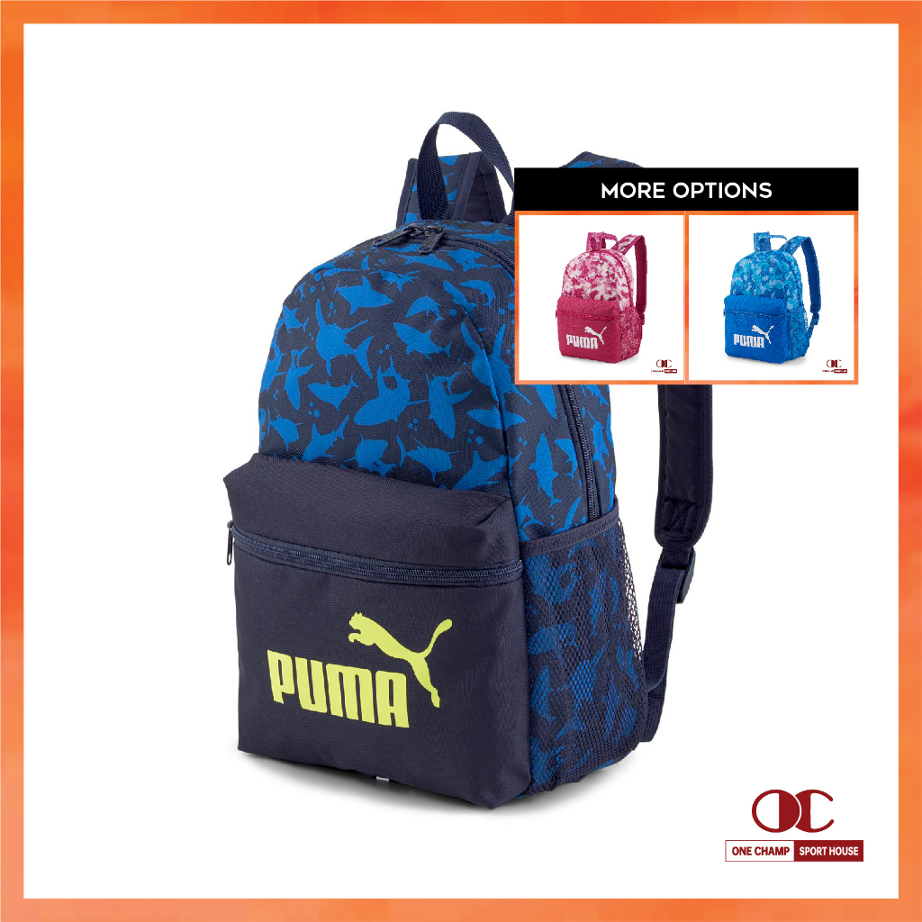 One Champ PUMA Kids Phase Small Backpack Kids Backpack School Beg