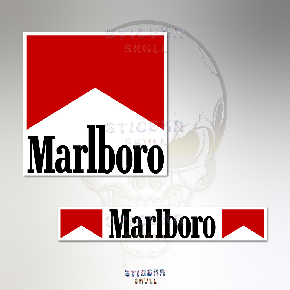 Marlboro Sticker Car Motor Absorber Fork Damper Y15 Rsx Y16 Y16vva