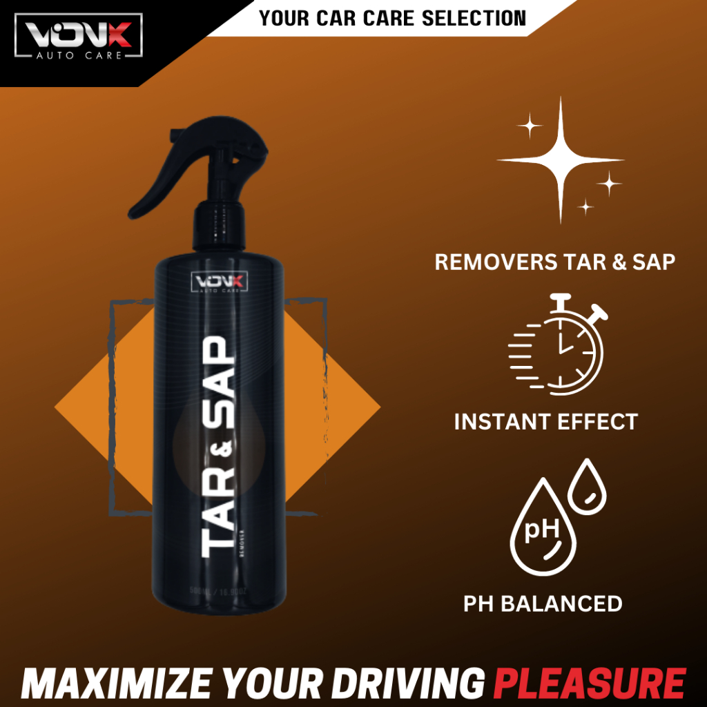 VONX Solvent series Tar & Sap Remover 500ml Powerful remover Safe on