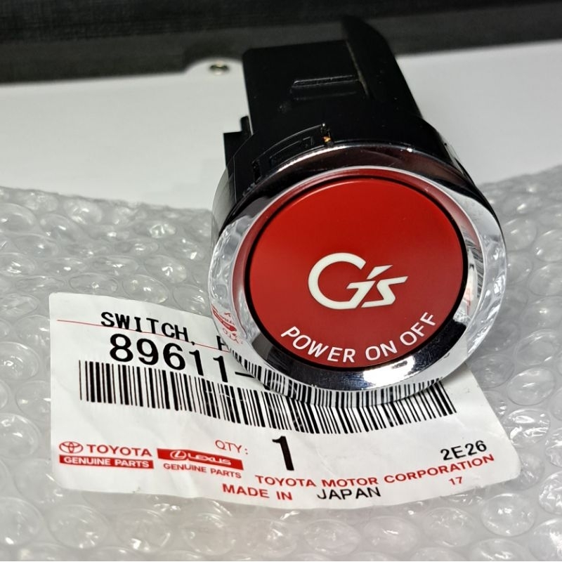 Toyota Original G's Push Start Button Harrier Hilux Fortuner Prius CHR