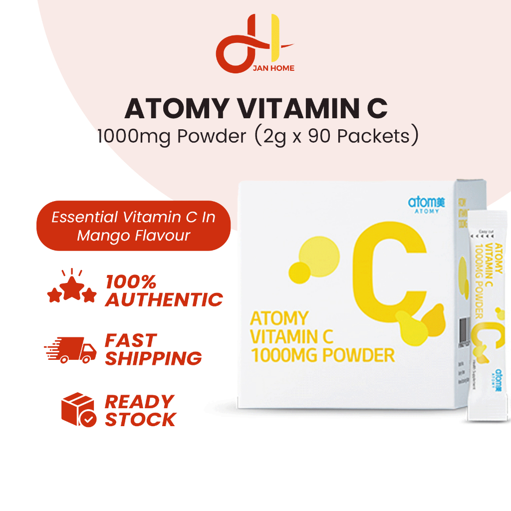 Atomy Vitamin C 1000mg Powder (2g x 90 Packets) Vitamin C Supplement Immune Booster Suplement