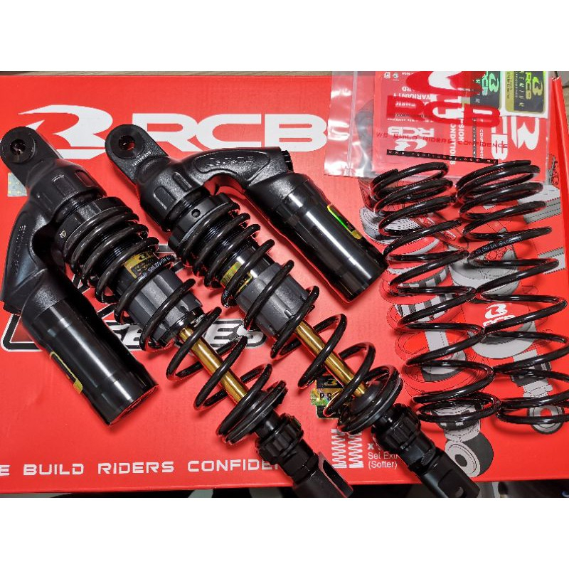 RCB Absorber Yamaha Xmax 250 300 VDSeries Premium Black Limited Edition Absorbers Monoshock