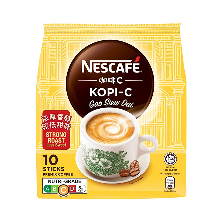 Nescafe Kopi C Gao Siew Dai Coffee (10 X 26g) Shopee Malaysia