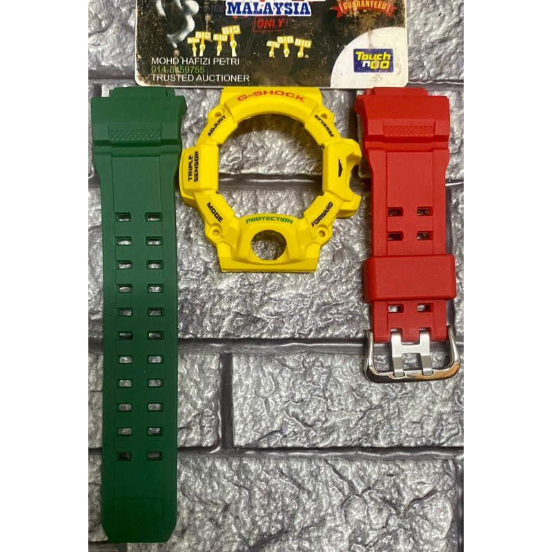 BNB CUSTOM GW9400 RANGEMAN RASTA (TALI TEBAL) + BUCKLE JAPAN | Shopee ...